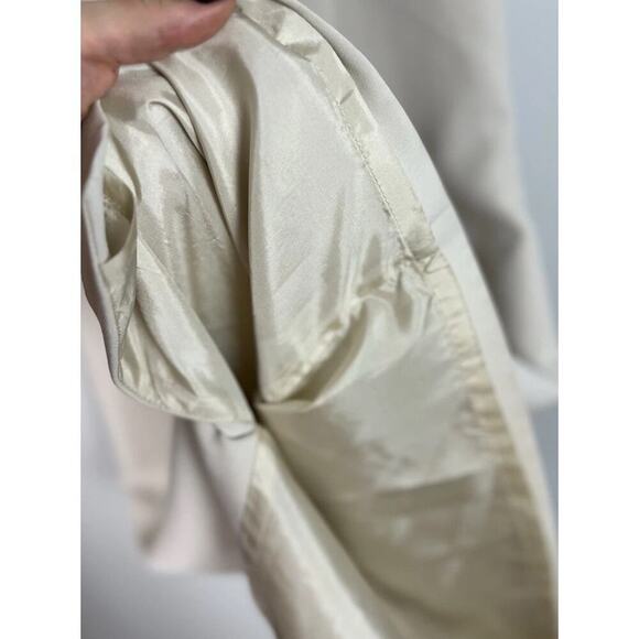 Vintage Louben Ivory Sheath Dress Size 10 Lined Business Workplace Women’s - Picture 4 of 5